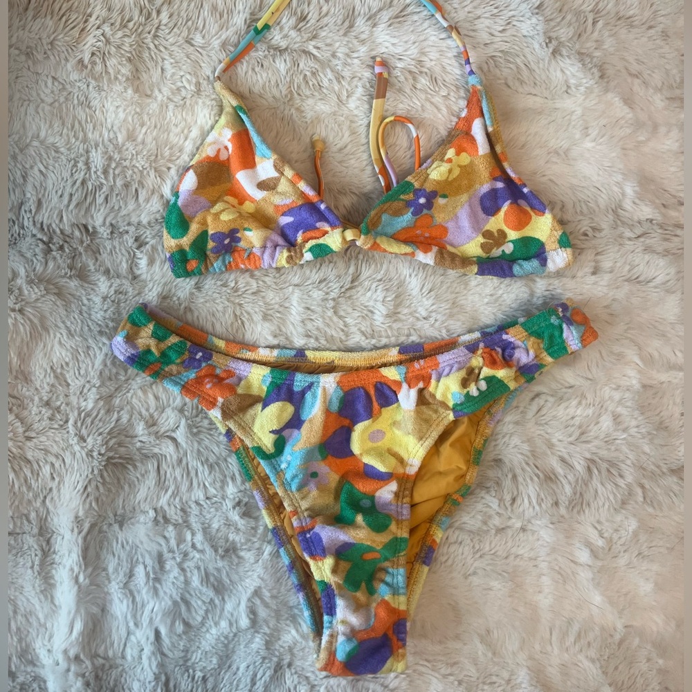 Blackbough Baja Punch Terry Size Small Bikini set